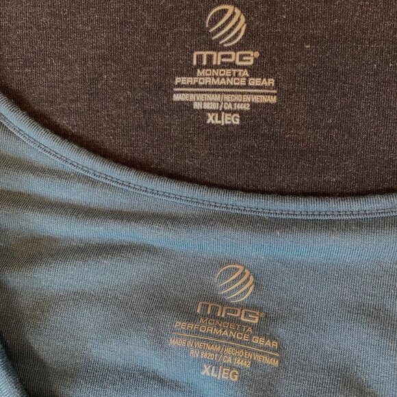 Bundle of 2 MPG Mondetta Performance Gear Sports Dress w/ Shelf Bra XL #141T - Picture 10 of 12